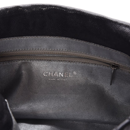Chanel Glazed Caviar Quilted Modern Chain Flap Black 6 of 9