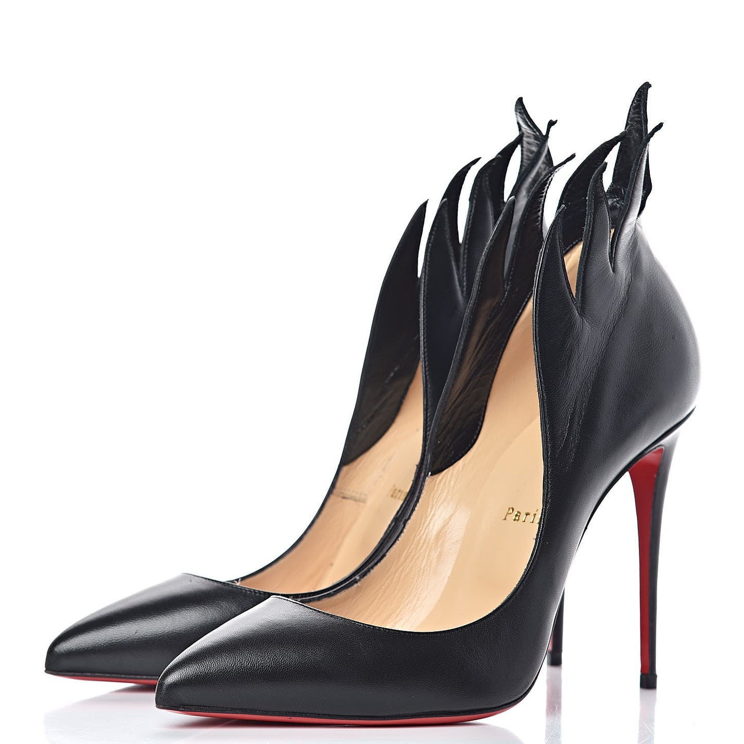 Shiny Nappa Victorina 100 Pumps 40.5 Black