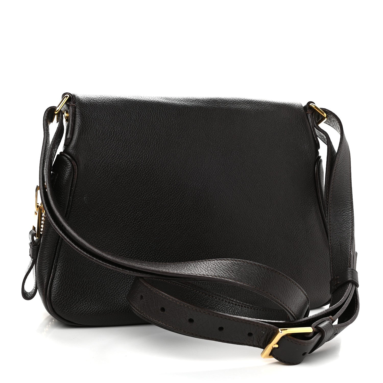 Tom Ford Grained Calfskin Medium Jennifer Crossbody Bag Black 3 of 11