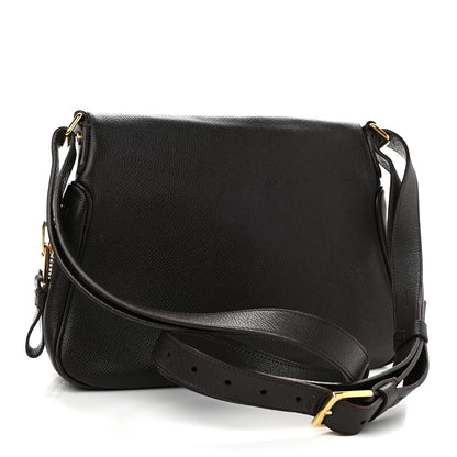 Tom Ford Grained Calfskin Medium Jennifer Crossbody Bag Black 3 of 11