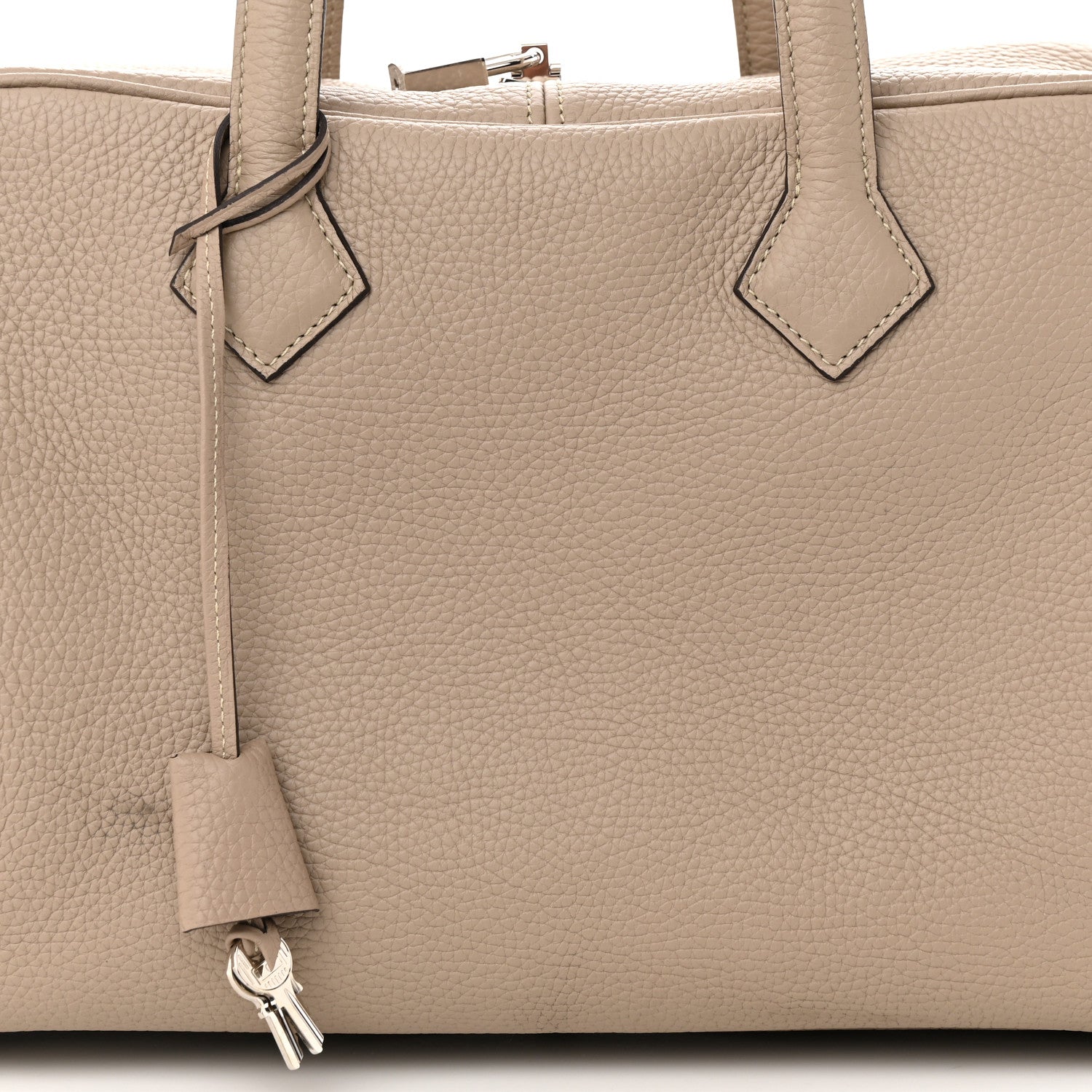 Hermes Taurillon Clemence Victoria II 35 Gris Tourterelle 8 of 12