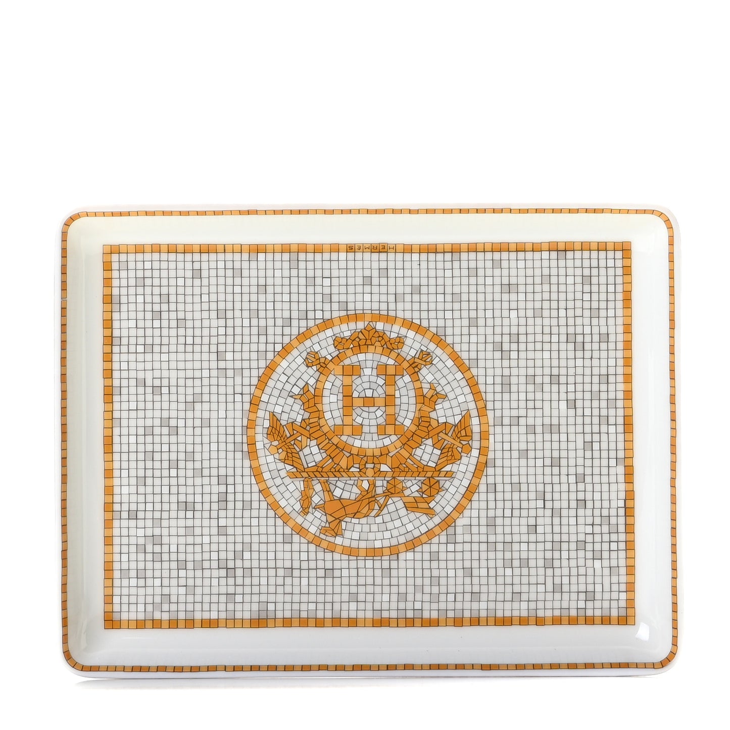 Porcelain Mosaique au 24 Gold Sushi Plate
