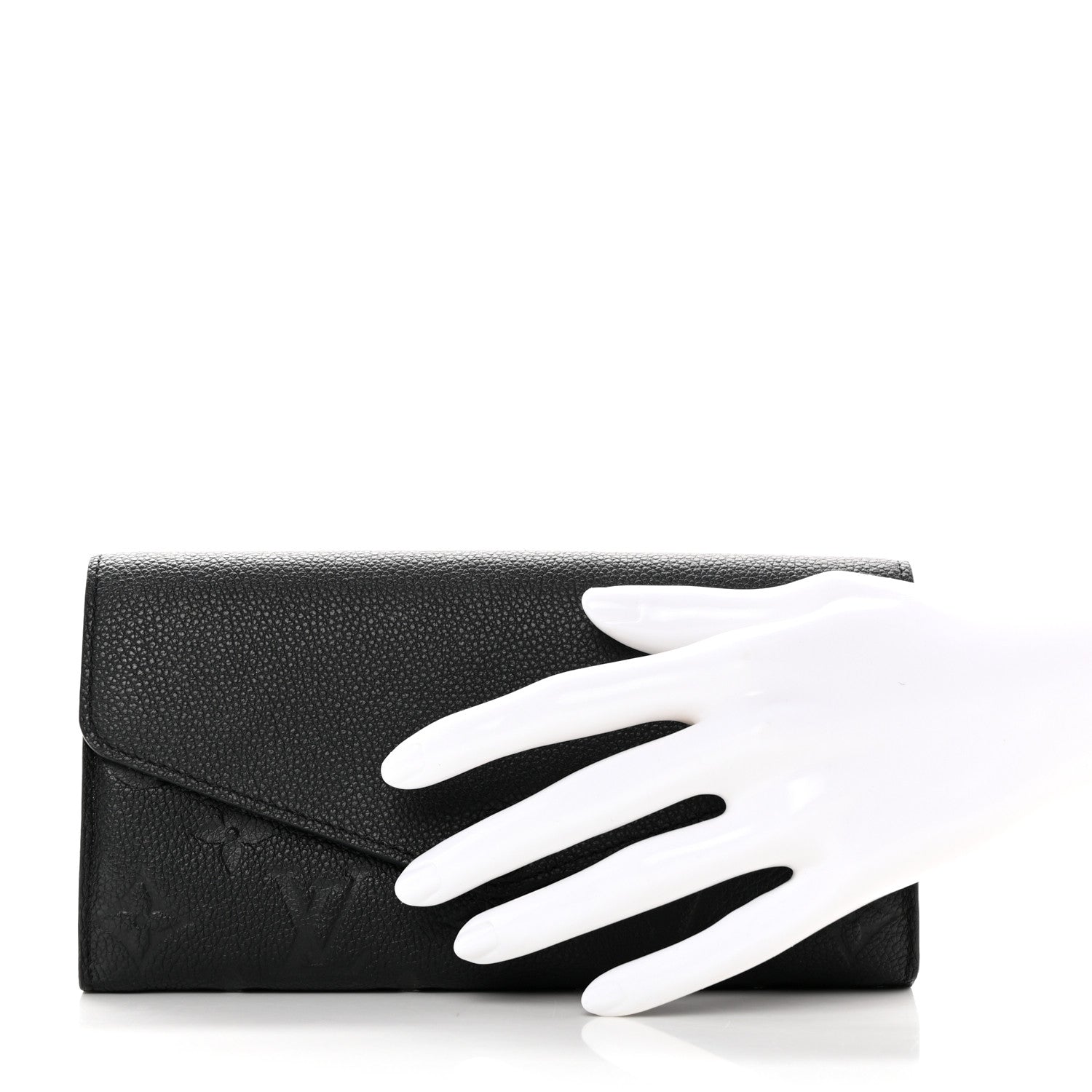 Louis Vuitton Empreinte Sarah Wallet NM Black 2 of 12