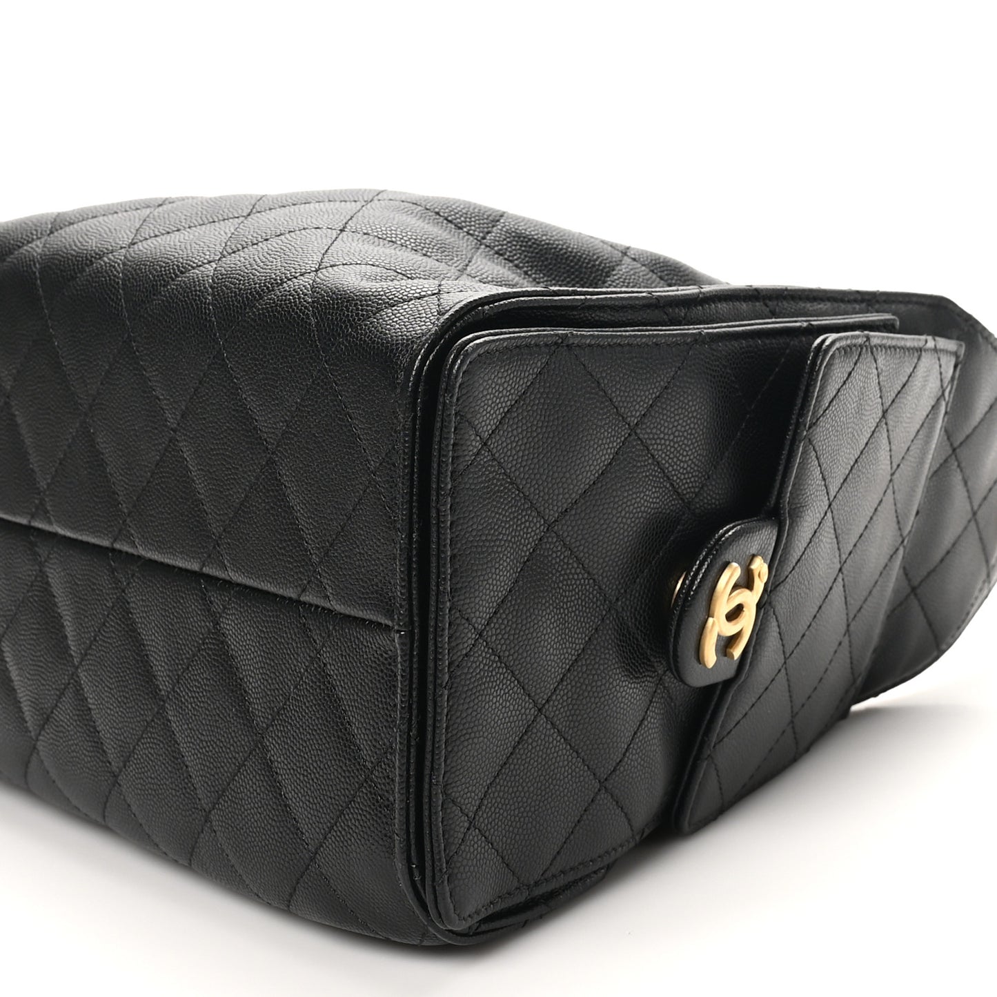 Caviar Quilted Small Chanel 25 Handbag Black