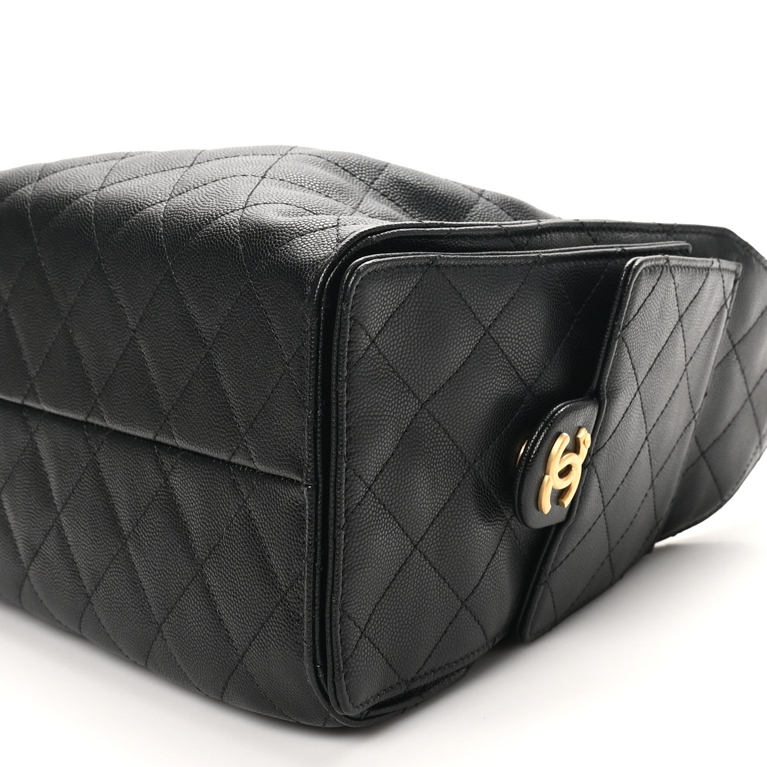 Chanel Caviar Quilted Small Chanel 25 Handbag Black 9 of 9