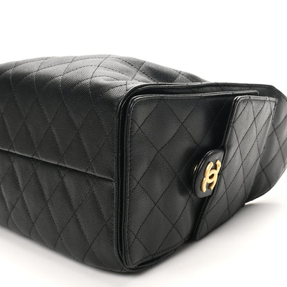 Chanel Caviar Quilted Small Chanel 25 Handbag Black 9 of 9