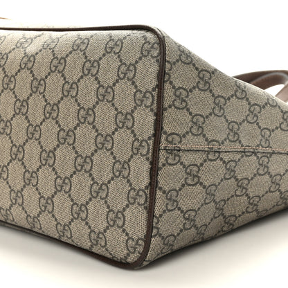 Gucci Soft GG Supreme Monogram Courrier Medium Crossbody Tote Beige New Acero 9 of 9