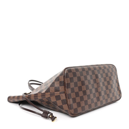 Louis Vuitton Damier Ebene Neo Neverfull MM Rose Ballerine 5 of 11