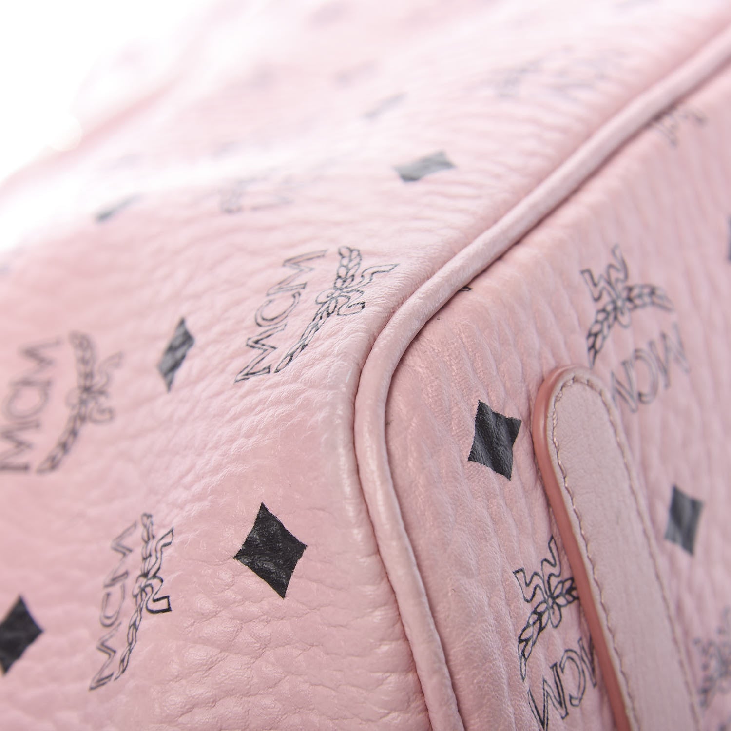 MCM Visetos Medium Liz Reversible Shopper Tote Soft Pink 14 of 25