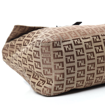 Fendi Zucchino Shoulder Bag Brown 6 of 10