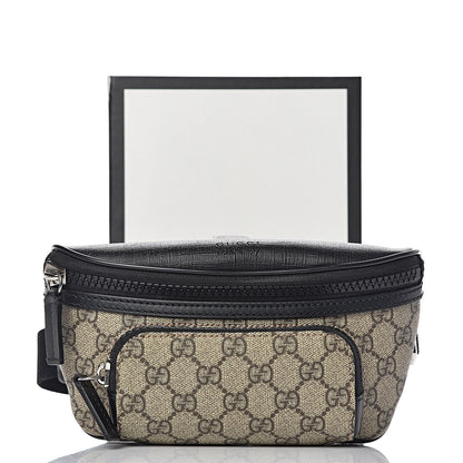 Gucci GG Supreme Monogram Belt Bag Black 11 of 11