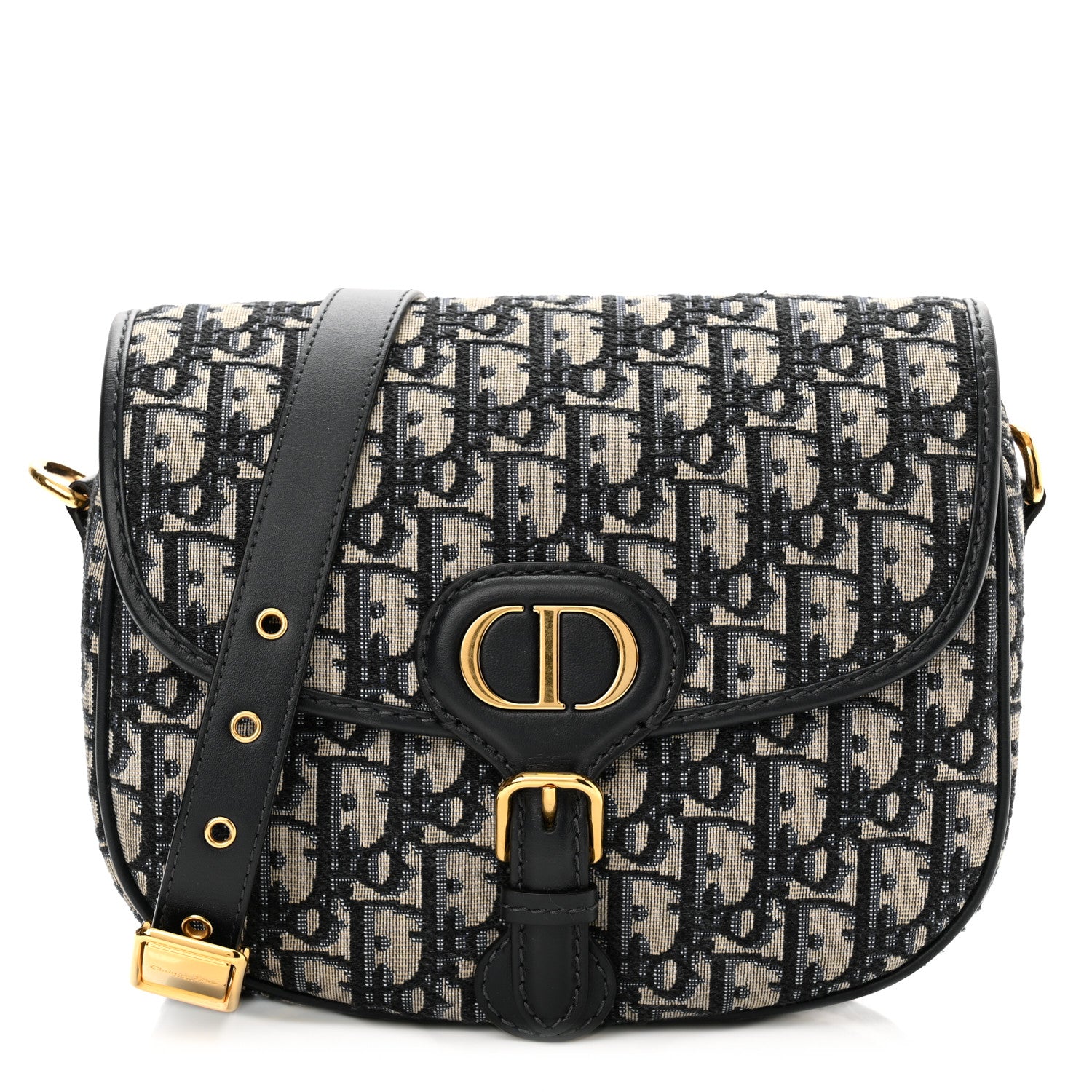 Christian Dior Oblique Medium Bobby Flap Blue 1 of 9