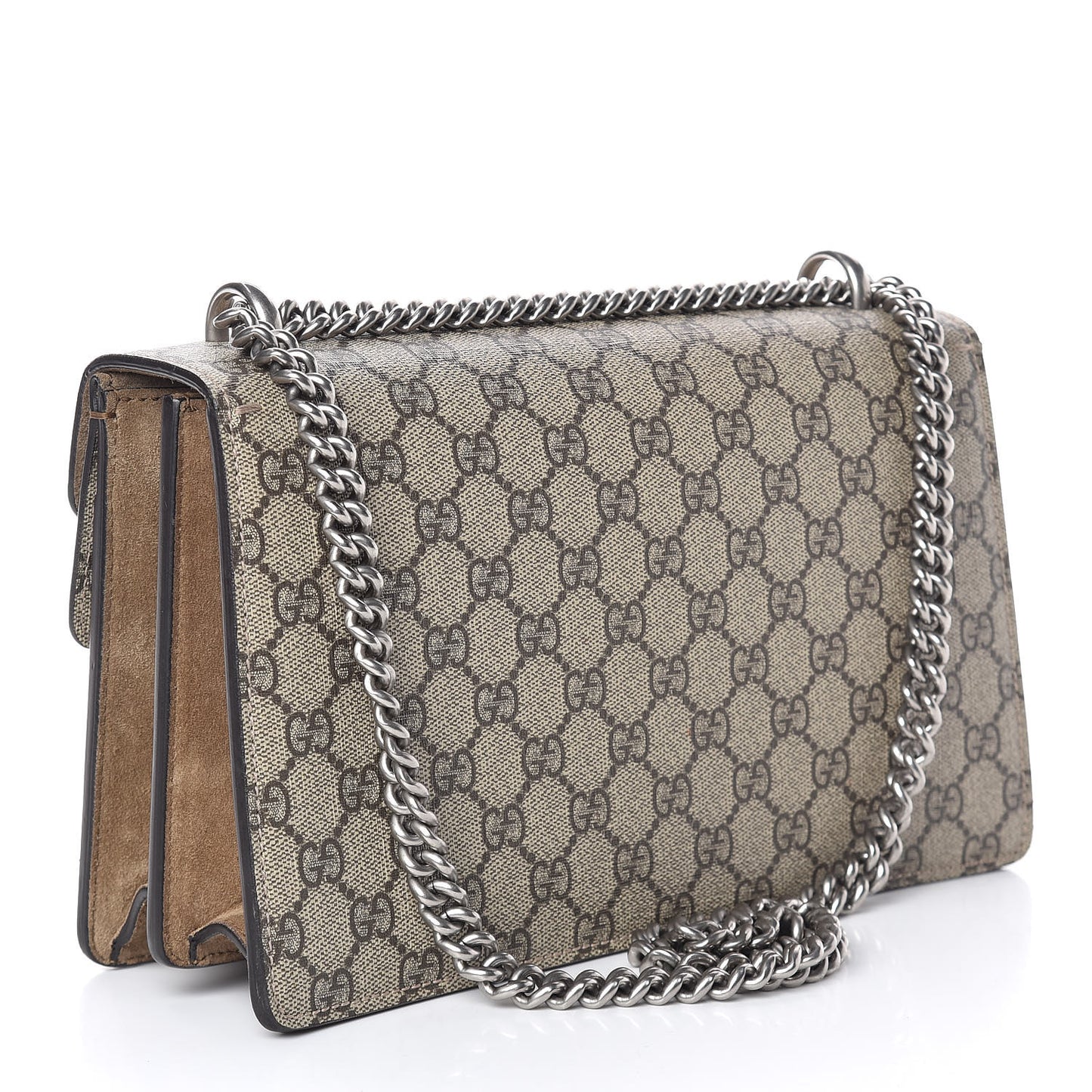 GG Supreme Monogram Small Dionysus Shoulder Bag Taupe