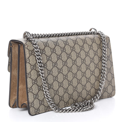 Gucci GG Supreme Monogram Small Dionysus Shoulder Bag Taupe 3 of 15