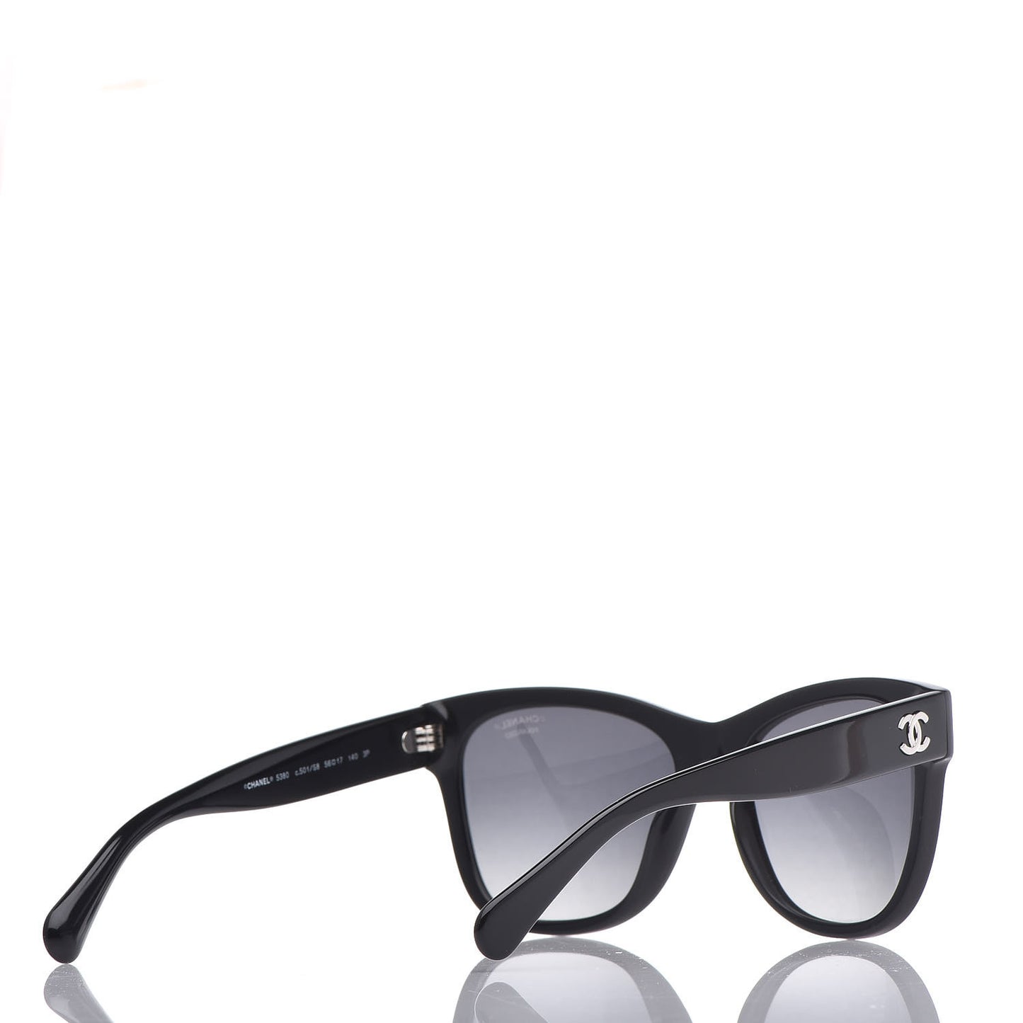 Polarized Square CC Sunglasses 5380 Black