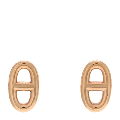 Hermes 18K Rose Gold TPM Farandole Stud Earrings 1 of 5