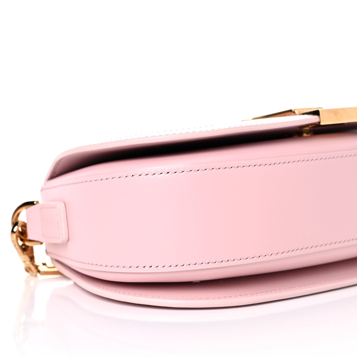 Calfskin Medium Greca Goddess Shoulder Bag Pale Pink