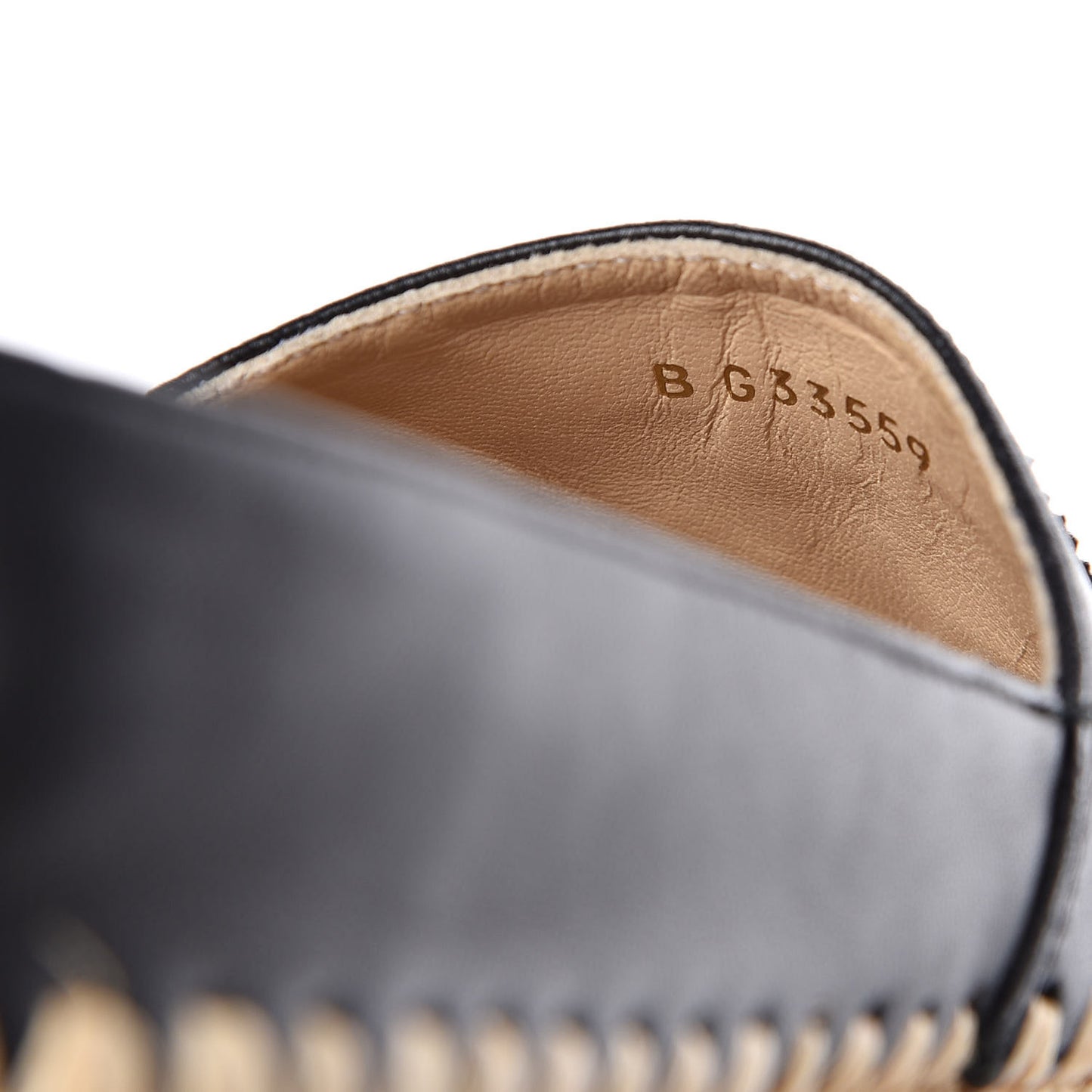 Lambskin Grosgrain CC Espadrilles 36 Black
