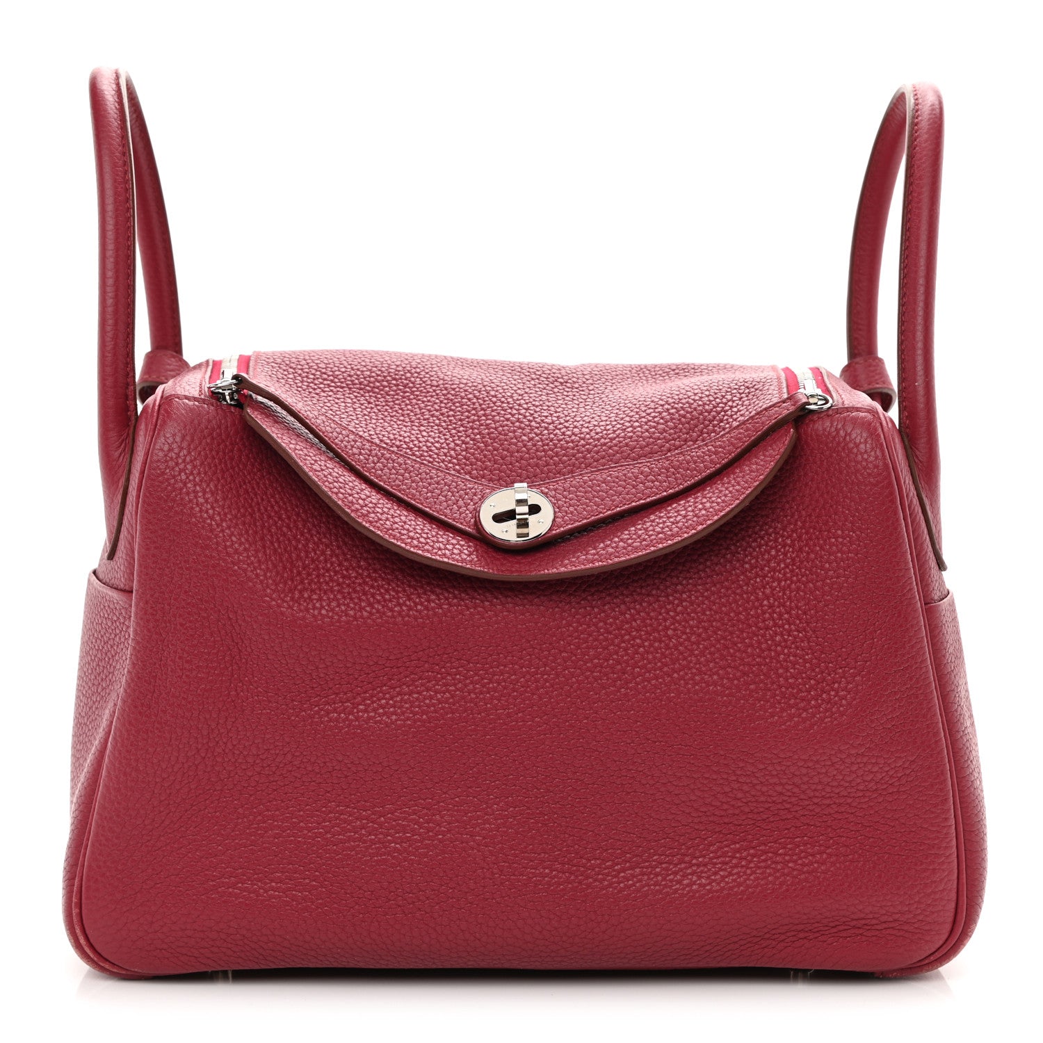 Hermes Taurillon Clemence Lindy 30 Rubis 1 of 12