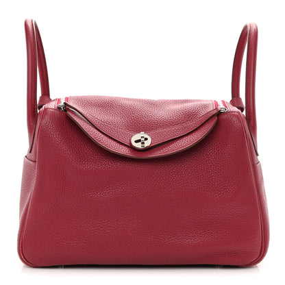 Hermes Taurillon Clemence Lindy 30 Rubis 1 of 12