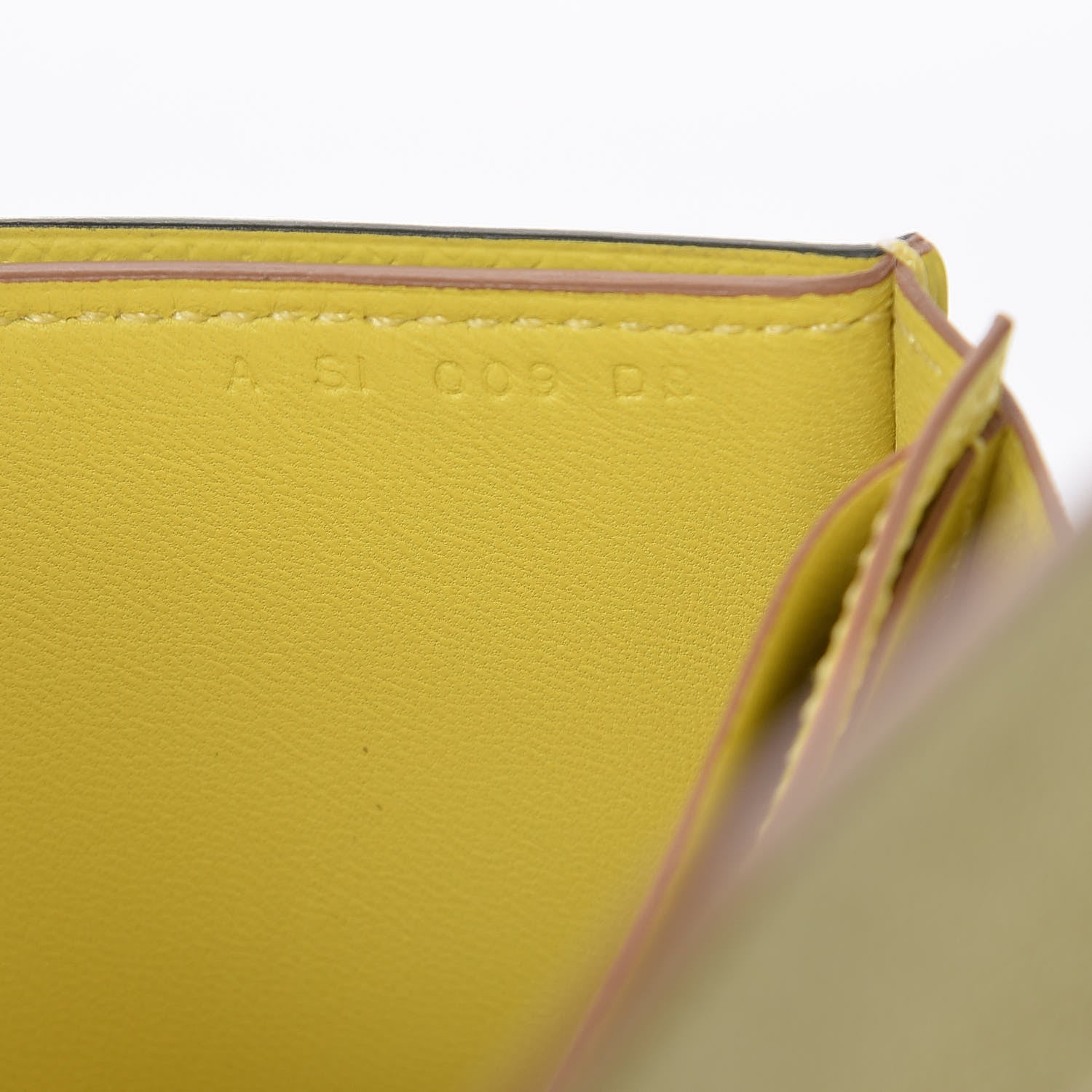 Hermes Epsom Passant Long Wallet Craie Lime 9 of 11