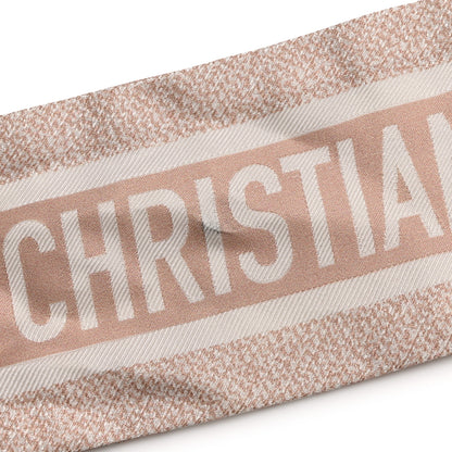 Christian Dior Silk Oblique Mitzah Scarf Rose 4 of 6