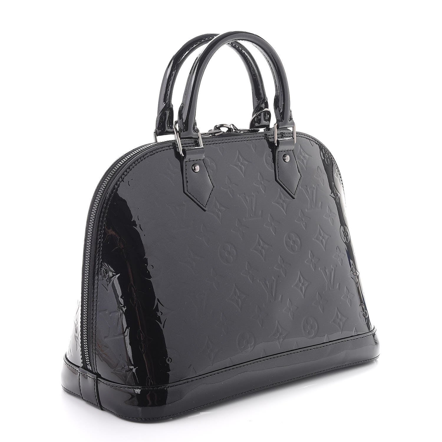 Louis Vuitton Vernis Alma PM Noir Magnetique 3 of 9