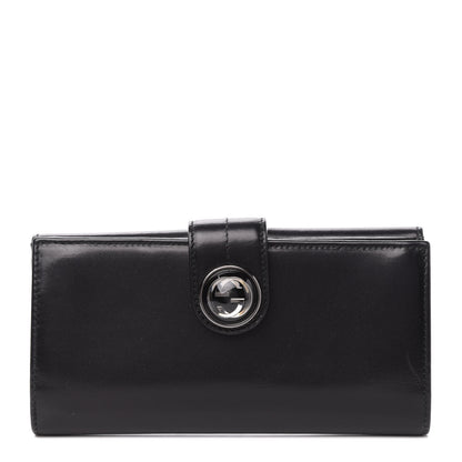 Gucci Calfskin GG Continental Wallet Black 1 of 10