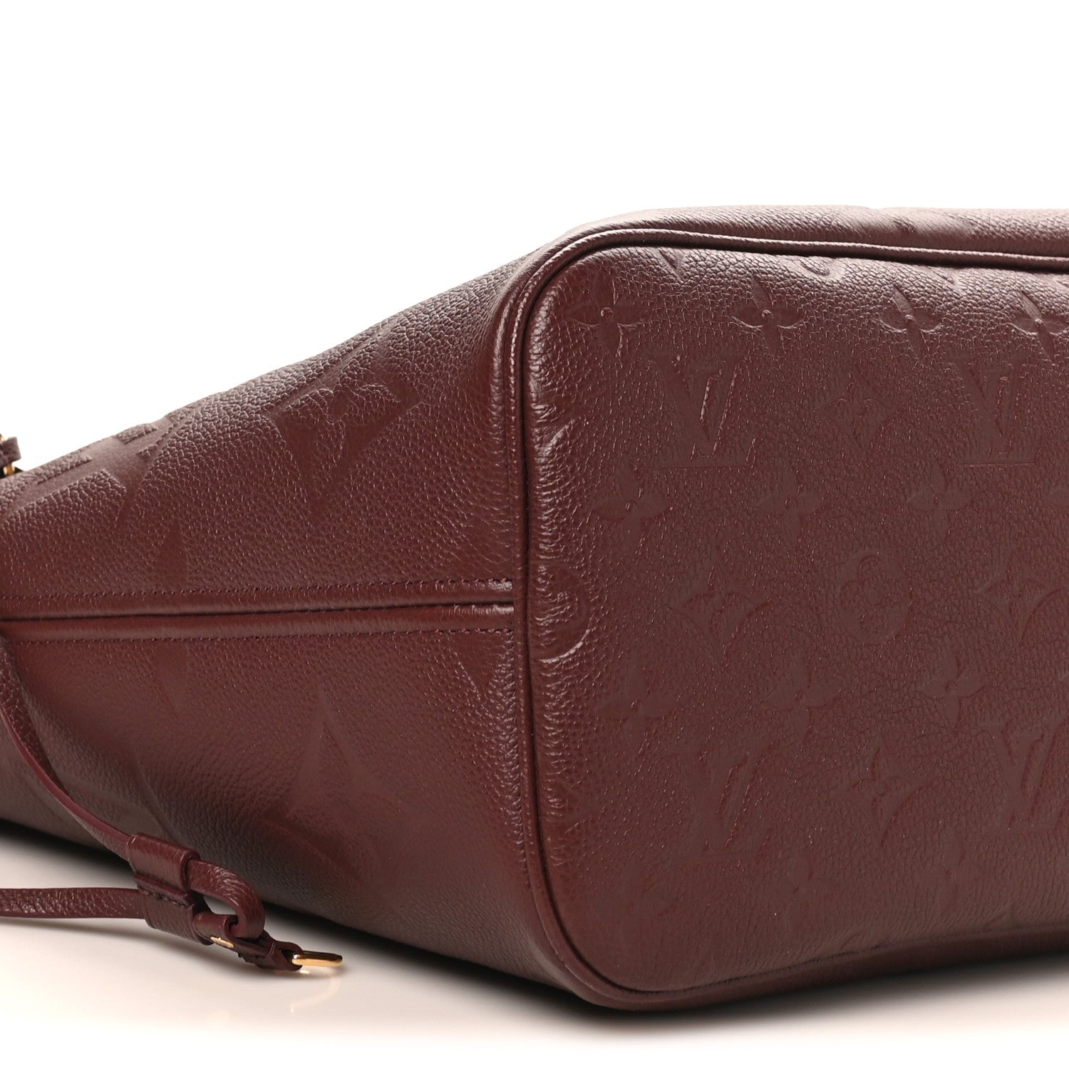Louis Vuitton Empreinte Monogram Giant Neverfull MM Wine 9 of 11