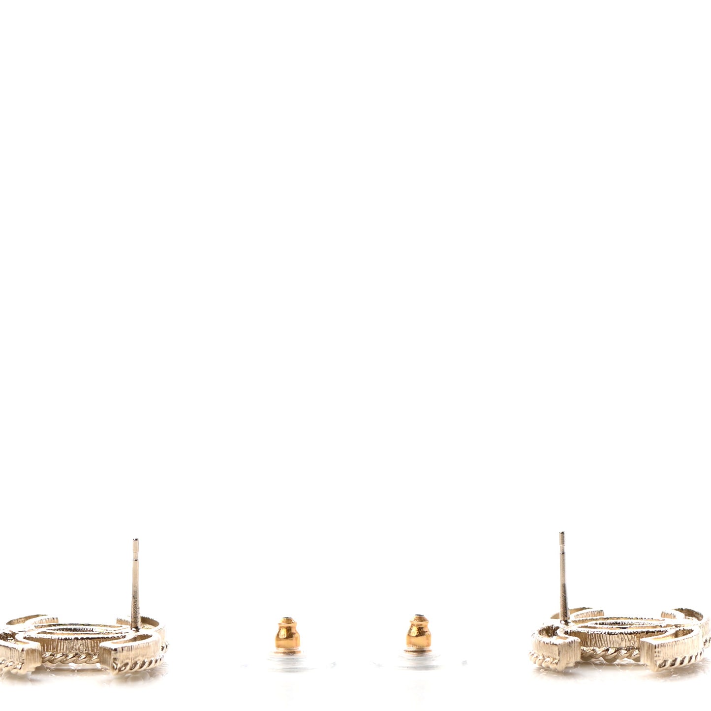 Pearl Crystal April In Paris CC Earrings Light Gold