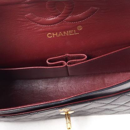 Chanel Lambskin Quilted Medium Double Flap Black 4 of 9