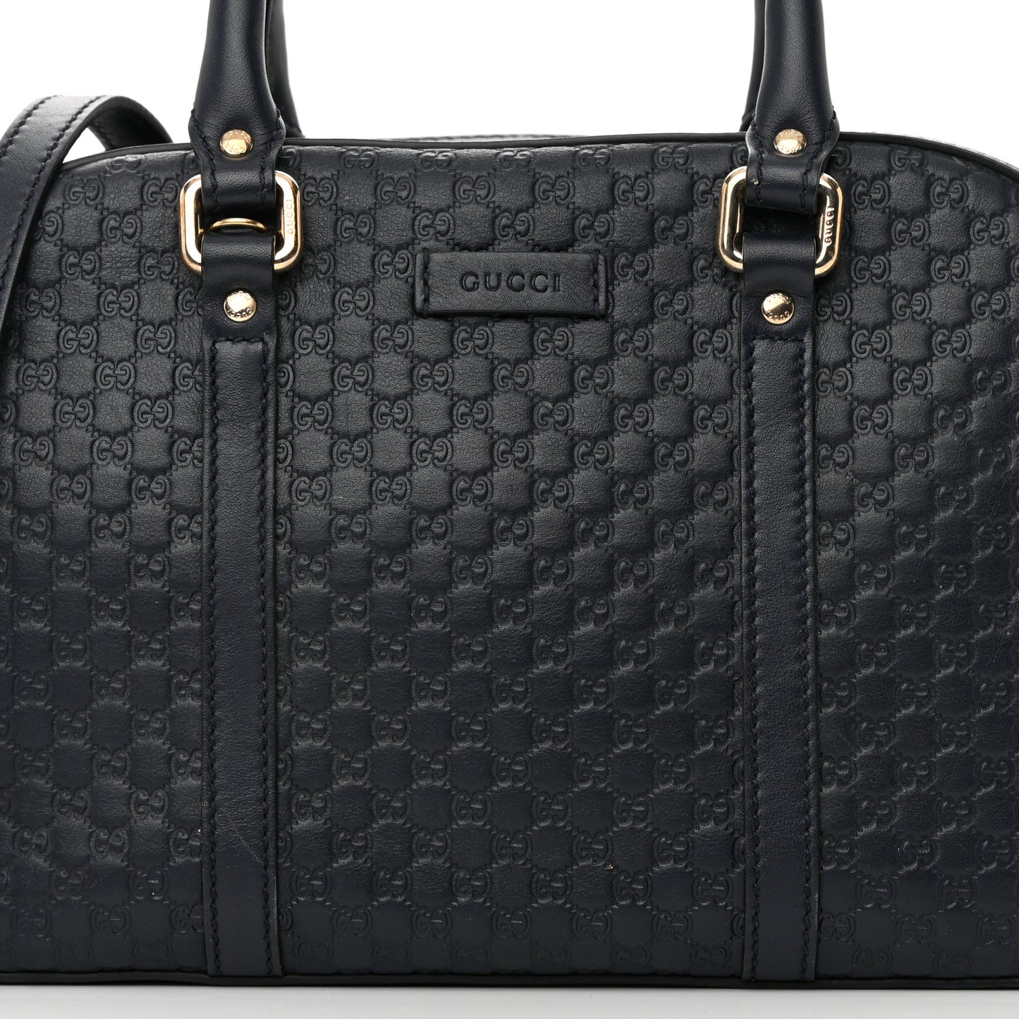 Microguccissima Medium Crossbody Bag Blue