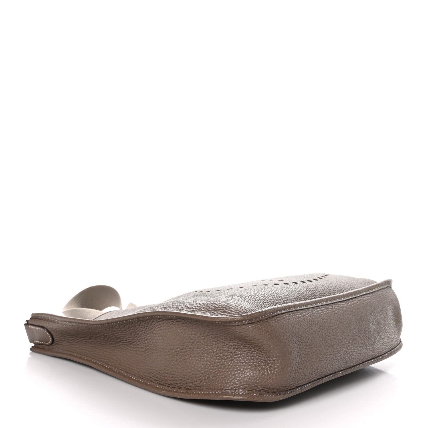Hermes Taurillon Clemence Evelyne GM Etoupe 4 of 8