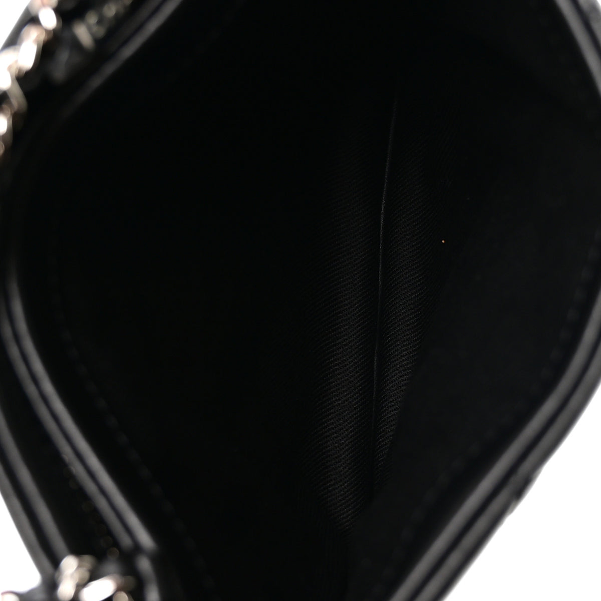 Lambskin Quilted Uniform Crossbody Bag Black