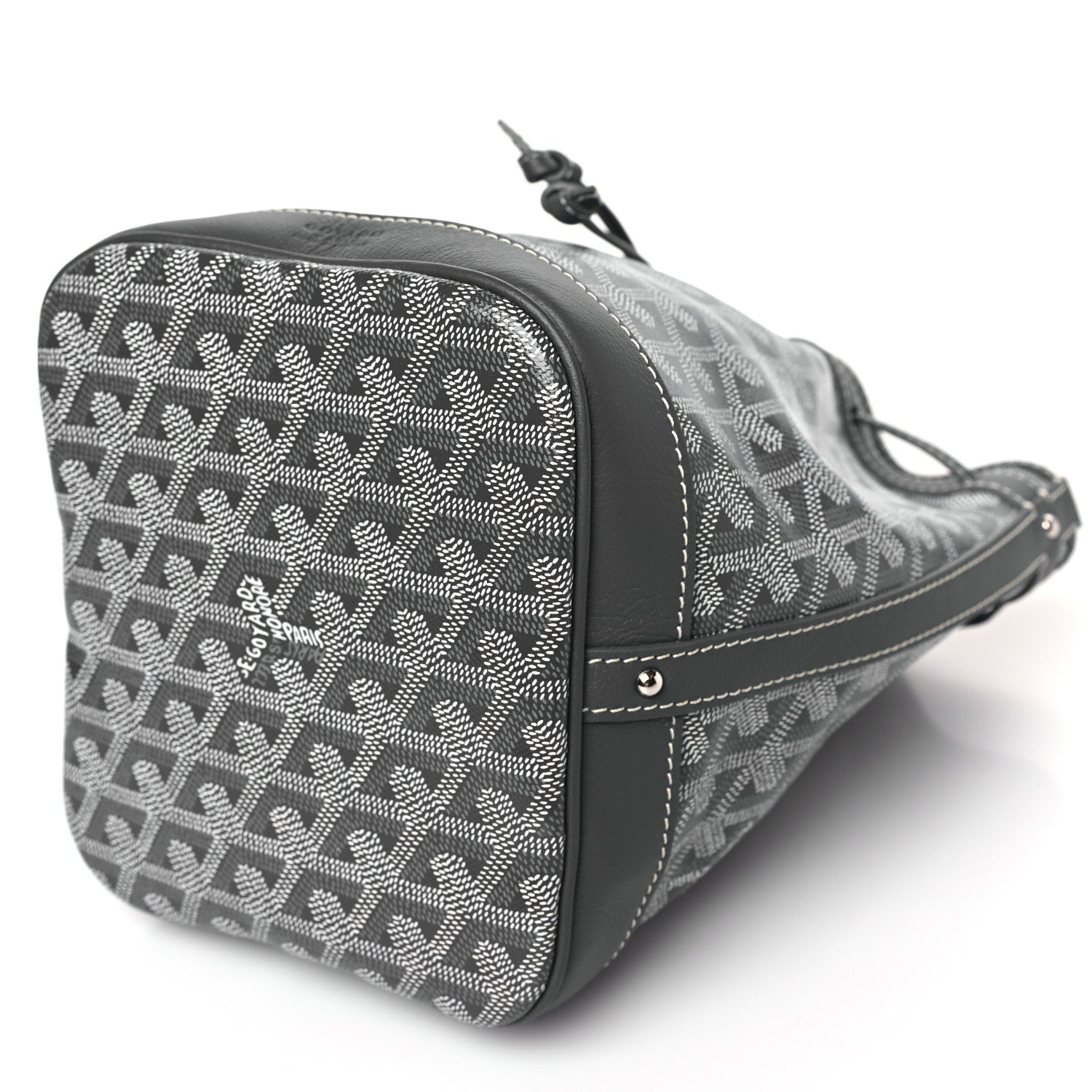 Goyard Goyardine Petit Flot Bucket Bag PM Grey 8 of 8
