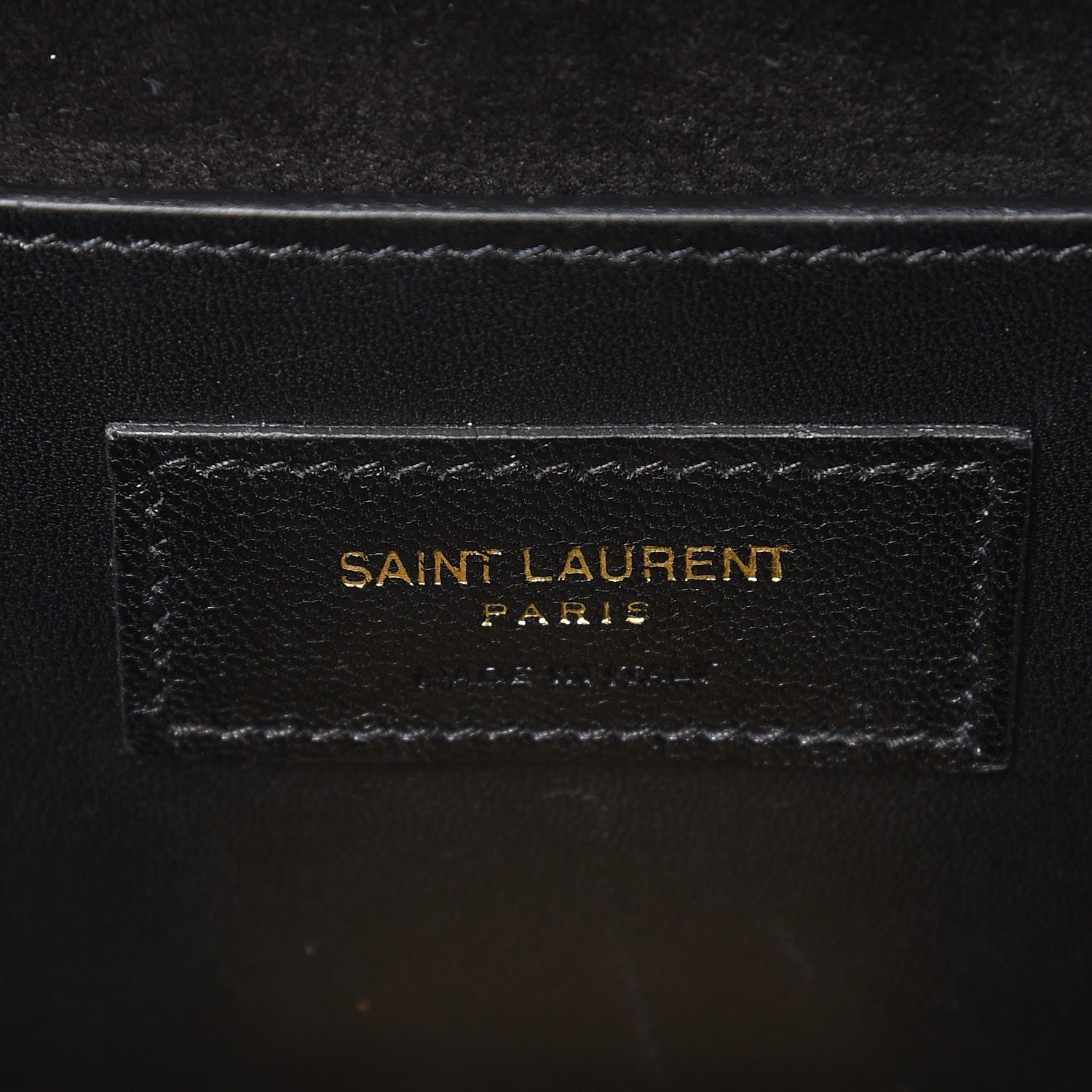 Saint Laurent Metallic Calfskin Monogram Cassandre Clutch Ciad 5 of 9
