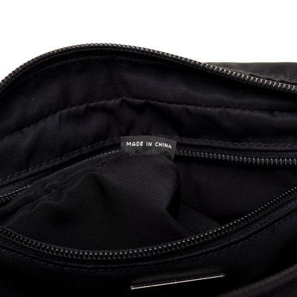Prada Tessuto Nylon Saffiano Belt Bag Nero Black 9 of 10