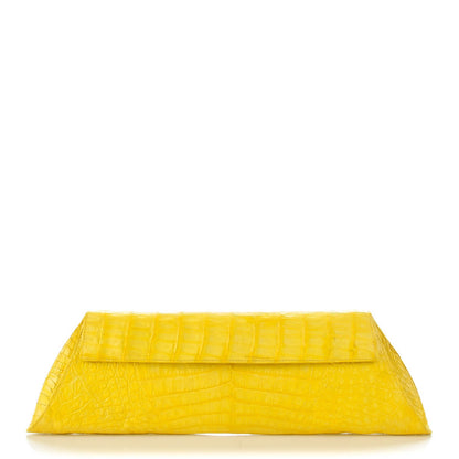 Nancy Gonzalez Crocodile Long Clutch Yellow 1 of 8