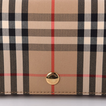Burberry Vintage Check Hackberry Crossbody Bag Archive Beige Black 10 of 10