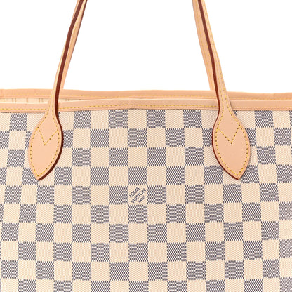 Louis Vuitton Damier Azur Neverfull MM 8 of 10