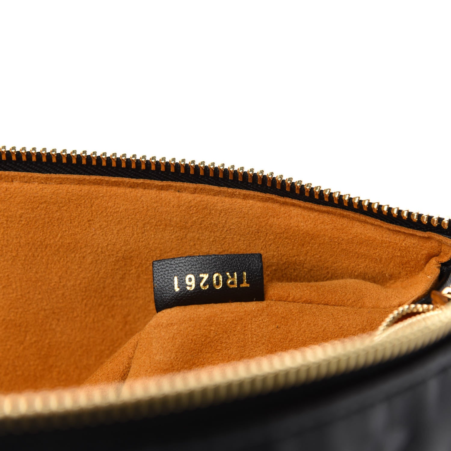 Louis Vuitton Lambskin Embossed Monogram Coussin MM Black 10 of 11