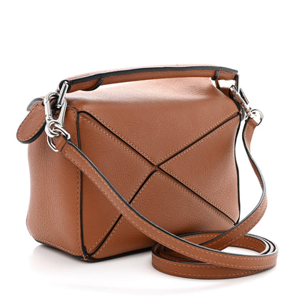 Loewe Calfskin Mini Puzzle Bag Tan 3 of 11