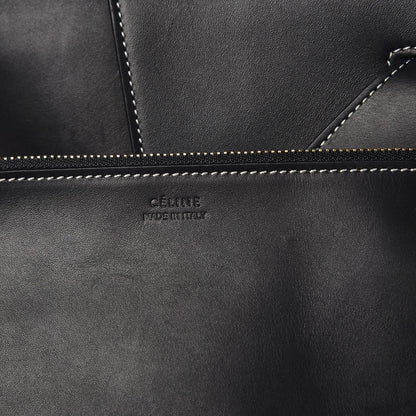 Celine Natural Calfskin Large Holdall Shoulder Bag Black 9 of 17
