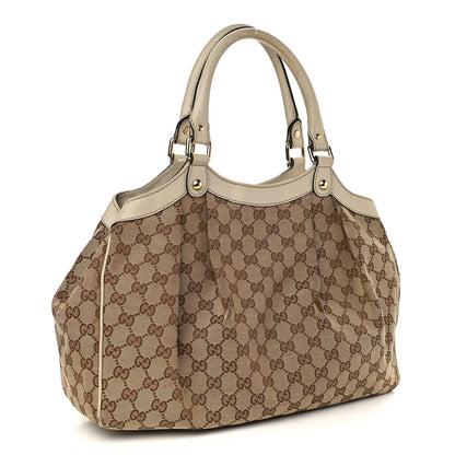 Gucci Monogram Medium Sukey Tote Off White 2 of 23