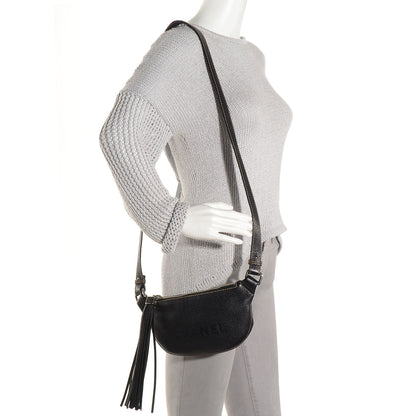 Chanel Leather Tassel Small Hobo Black 2 of 7