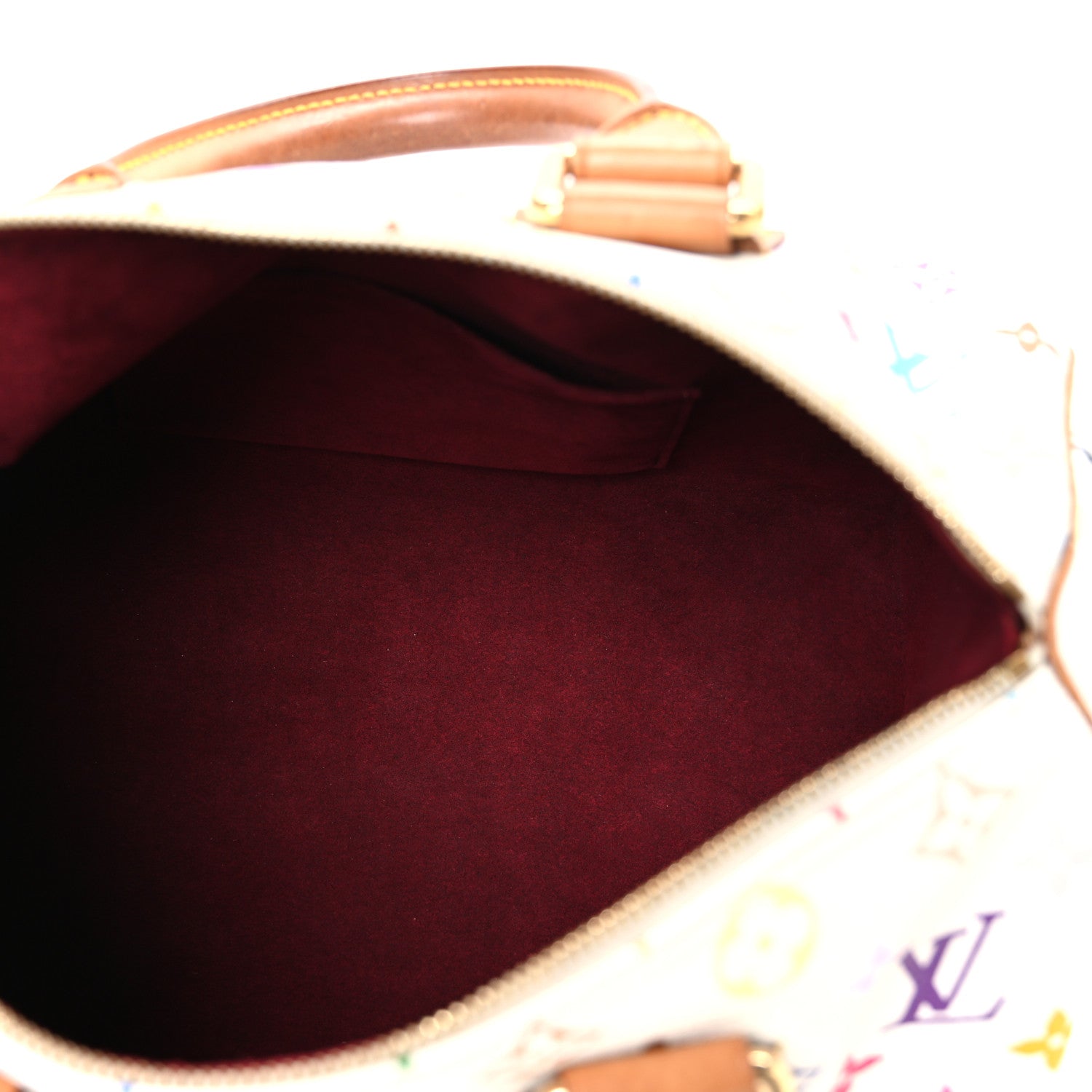Louis Vuitton Monogram Multicolor Speedy 30 White 5 of 15