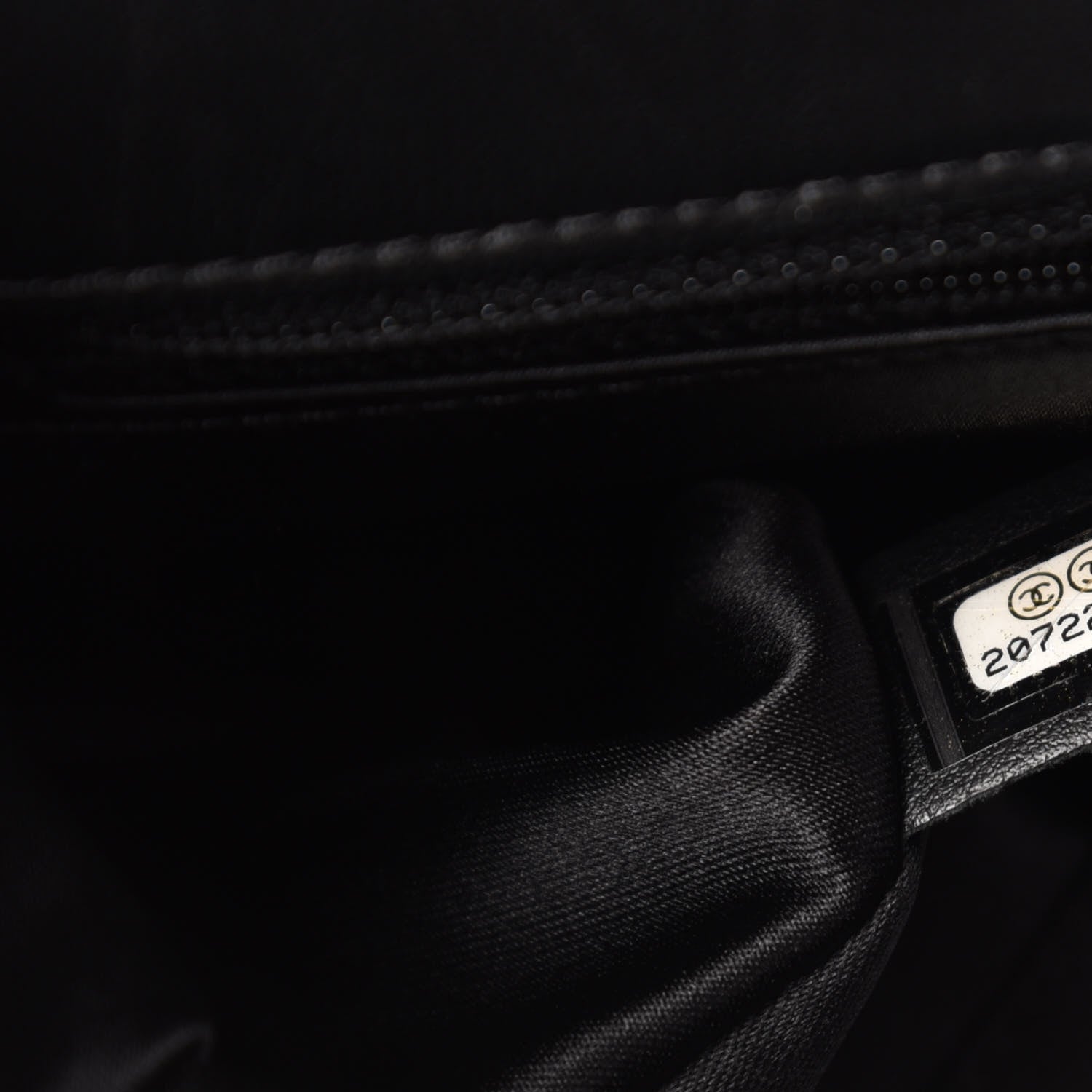Chanel Lambskin Quilted Jumbo Easy Carry Flap Black 9 of 11