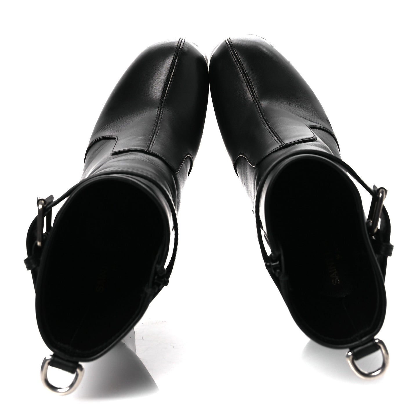 Calfskin Mina 95 Boots 38 Black