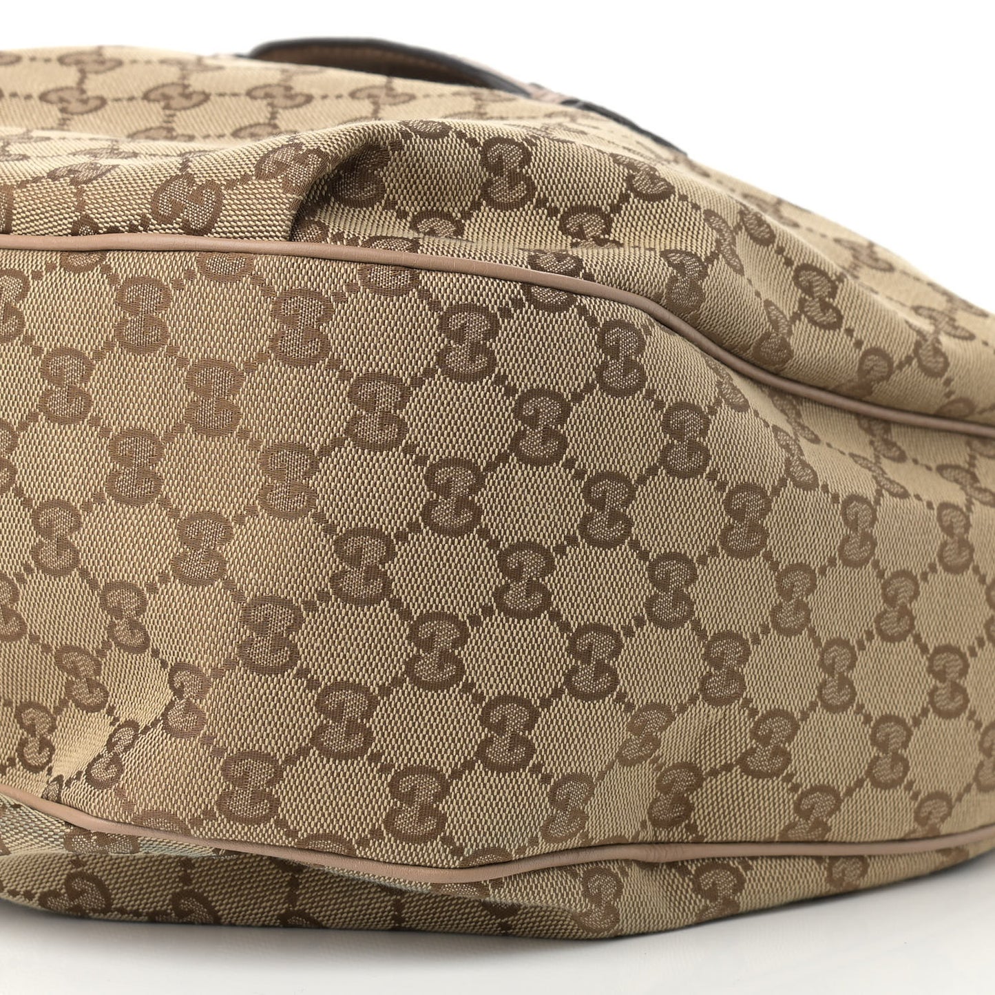 Monogram Web Medium Dressage Hobo Beige
