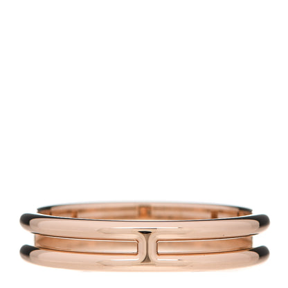 Hermes 18K Rose Gold Ariane Wedding Band Ring 49 5 3 of 5